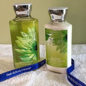 🌟NEW🌟 Bath & Body Works BBW 2pc White Citrus Body Lotion/shower gel Set
